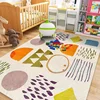 Cute Cartoon Bedroom Decor Bedside Carpet Large Area Children Room Plush Rug Fluffy Soft Baby Crawling Mat Home Anti-fall Rugs 1