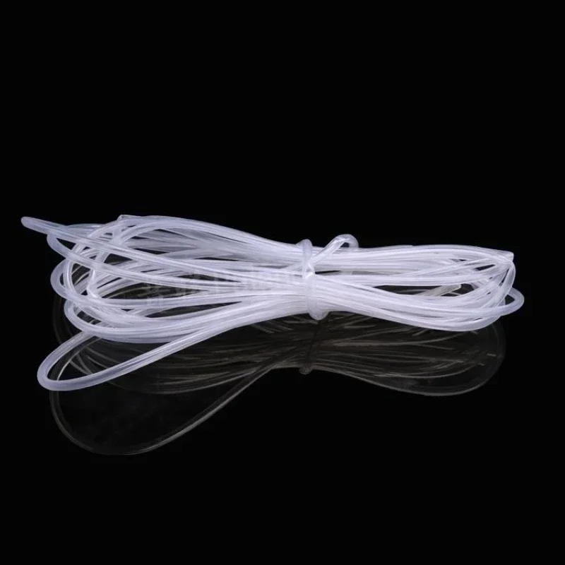 Food Grade Silicone Rubber Hose 1/5 Meters ID 0.51 2 3 4 5 6 7 8 9 10 12mm O.D Flexible Nontoxic Silicone Tube silicone tube rubber tubing rubber tube rubber hose