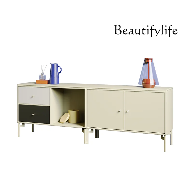 

Chinese Style Modern Minimalist Living Room Home Art Style Color TV Cabinet Hanging