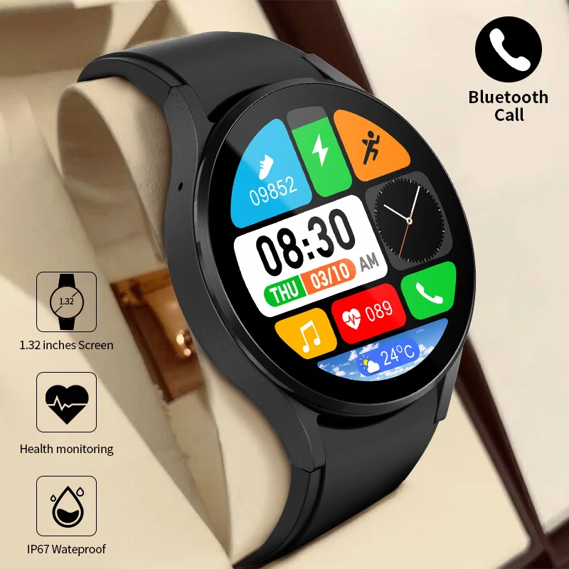 

Смарт-часы LIGE AMOLED мужские с поддержкой Bluetooth и сенсорным экраном