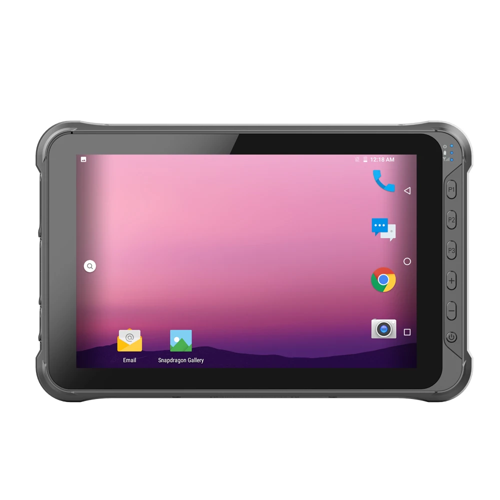 안드로이드 9.0 견고한 산업용 태블릿, 지문 스캐닝, UHF, 10 인치 NFC, 4GB + 64GB (800*1280)