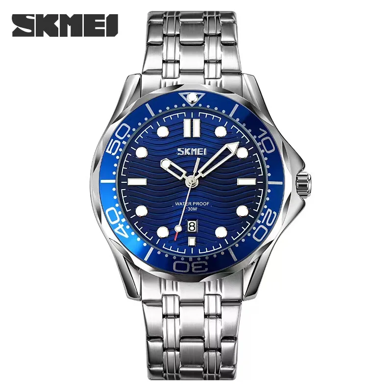 

SKMEI 9276 Three Dimensional Texture Dial Wristwatch Fashon Date Time Clock Male reloj hombre Japan Quartz movement Men Watches