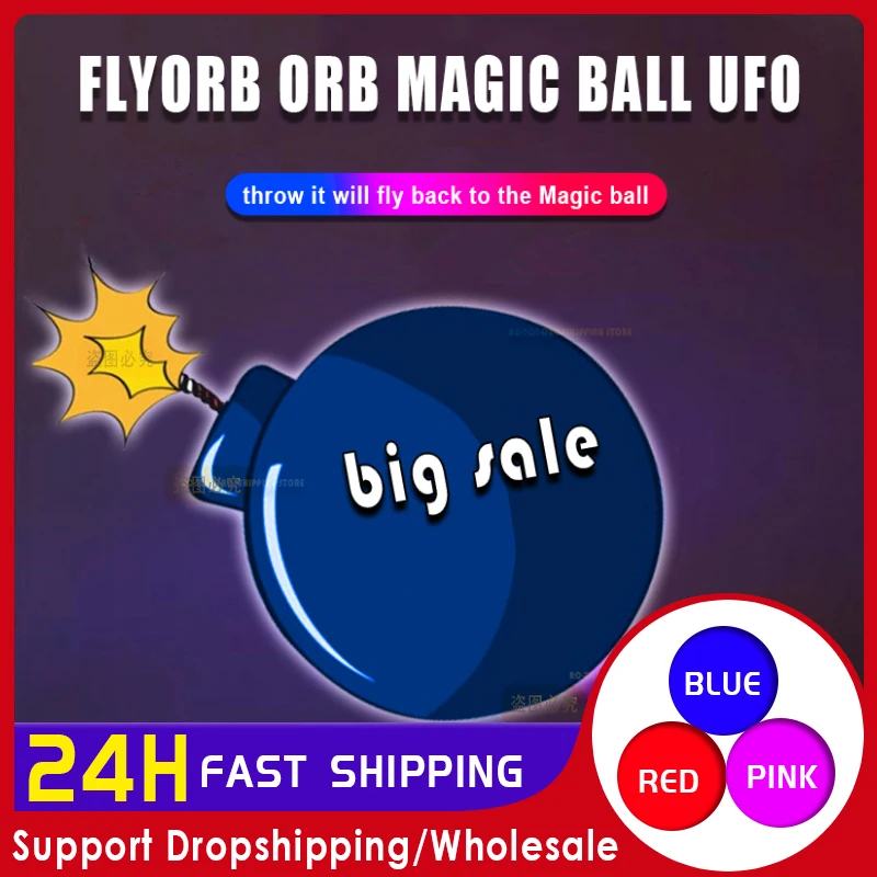 Flying Ball Boomerang Flyorb Magic With LED Lights Drone Hover Ball Fly Nova Orb Flying Spinner Fidget Toys Children Family Gift