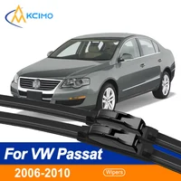 For VW Passat B6 2006-2010 Wiper Front Wiper Blades 2 pcs HD Quiet Durable Automotive Wiper Windshield Accessories 24''+19'' 1