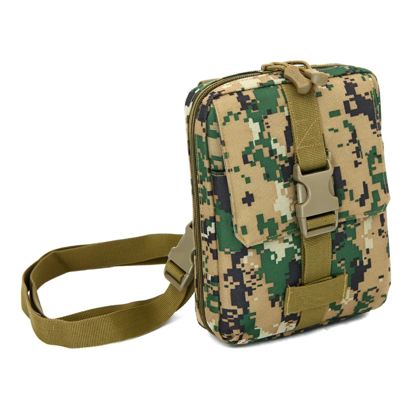 

Outdoor Military Tactical Nylon Waterproof Small Shoulder Bag Men Women Vertical Section Tool Storage Trekking Camping Bags