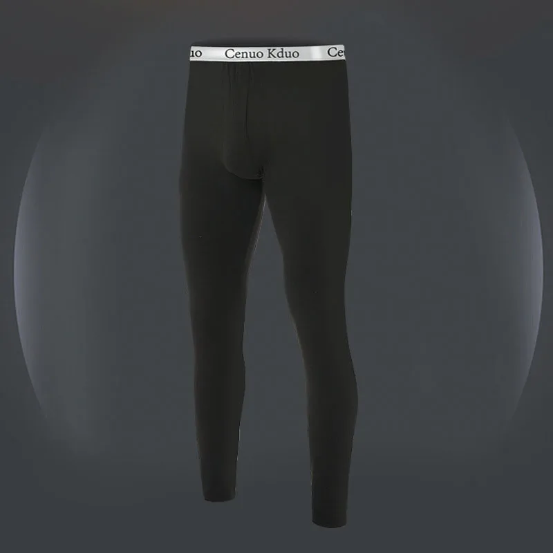 2025 New Men's Tight Sports Pants Slim Pants Autumn and Winter Thermal Pants Plush High Stretch Quick Drying Compression Pants
