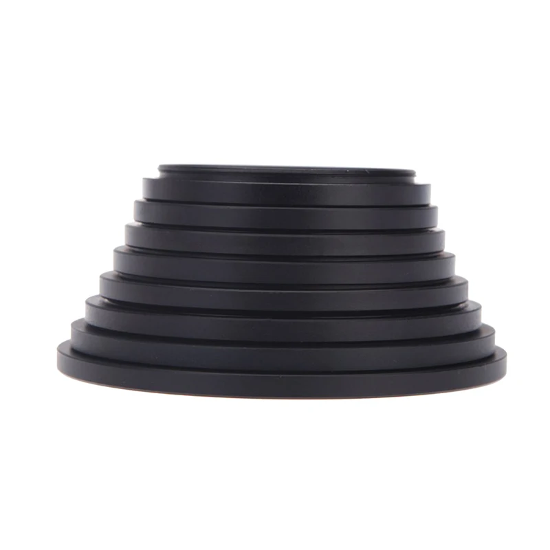 Filter Step Up Rings Lens Adapter Lens Filter Adapter Ring Metal Step Up Rings Lens Adapter Filter Set Aluminum Ring Universal Lens 37-49 49-52 52-55 55-58 58-62 62-67 67-72 72-77 77-82mm