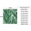 3d Bathroom Curtains Tropical Green Plants Palm leaf Shower Curtain Waterproof Fabric Bath Screen With Hooks Home Decor Curtain 6