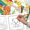 1pc,Animal Colouring Book - Teen Colouring Book - 30 Sheets, 8.3x 8.3 inches, Adult Stress Relief, Birthday, Holiday Party Gift 4