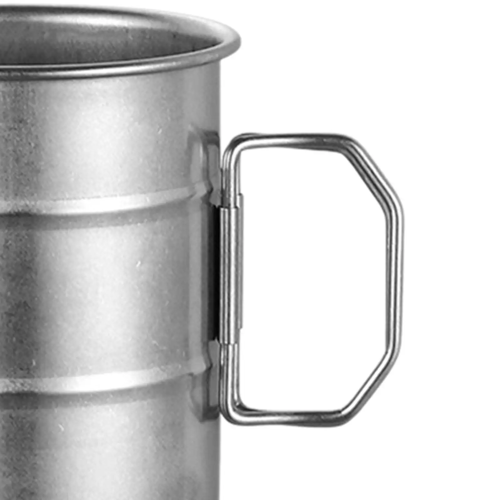 Coffee Mug with Folding Handle Milk Mug Tea Mug for Climbing Outdoor Fishing