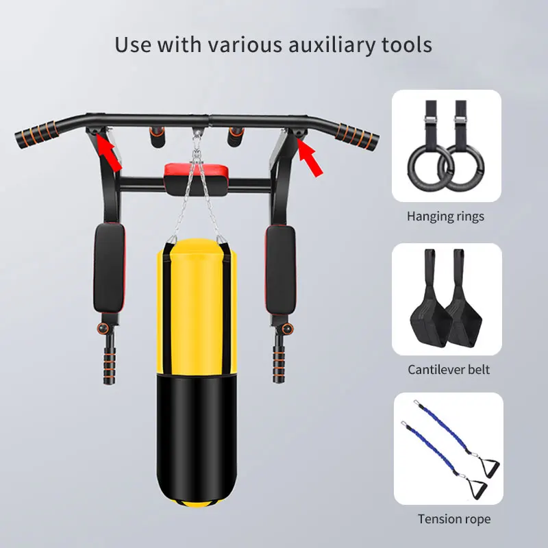 Multifunctional Wall-Mounted Pull-Up Bar for Home Workouts - Image 3
