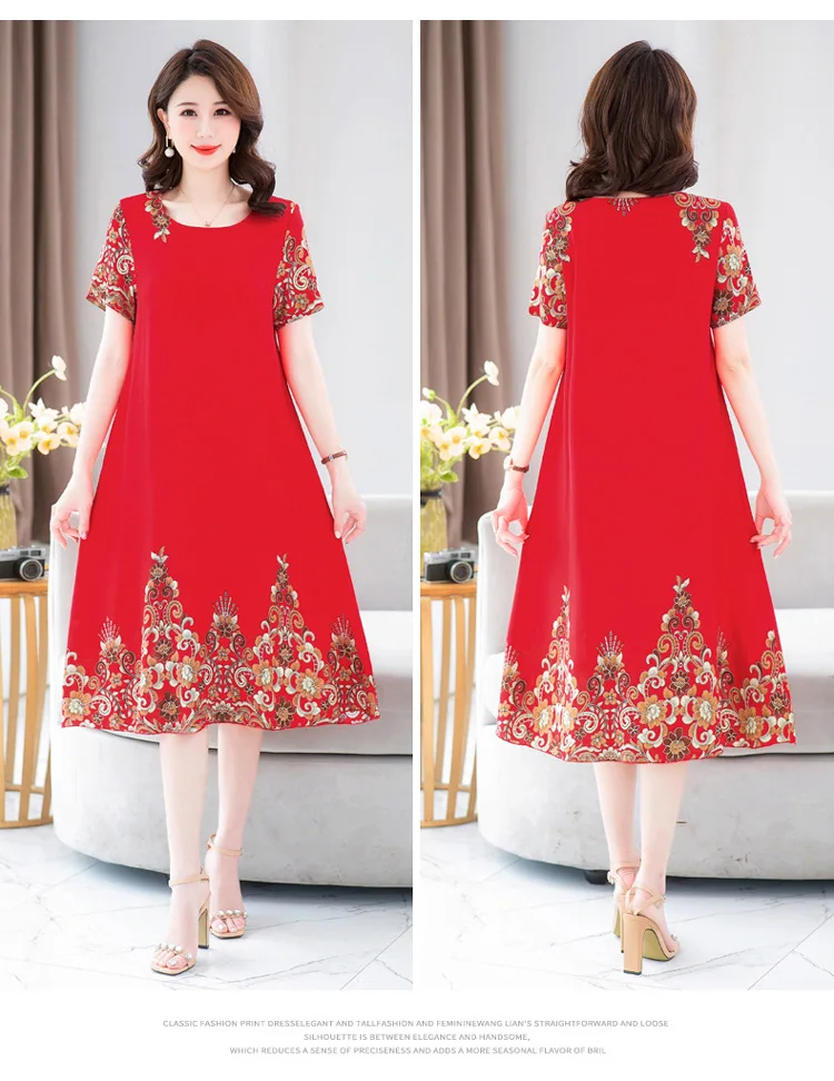 Neue Sommer Hause Kleidung Für Mütter Mittleren Alters Kurzarm Nachtwäsche Kleid Baumwolle Rayon Lange Nachthemd Frauen Nachthemden 5XL – Detail 23