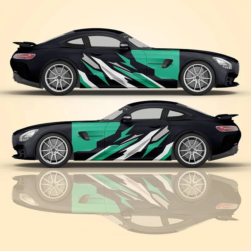 

Lightning Graphic Cut Car Wrap Sticker Art GM Wrap High Quality Cast Vinyl Wrap Spray Geometric Decal