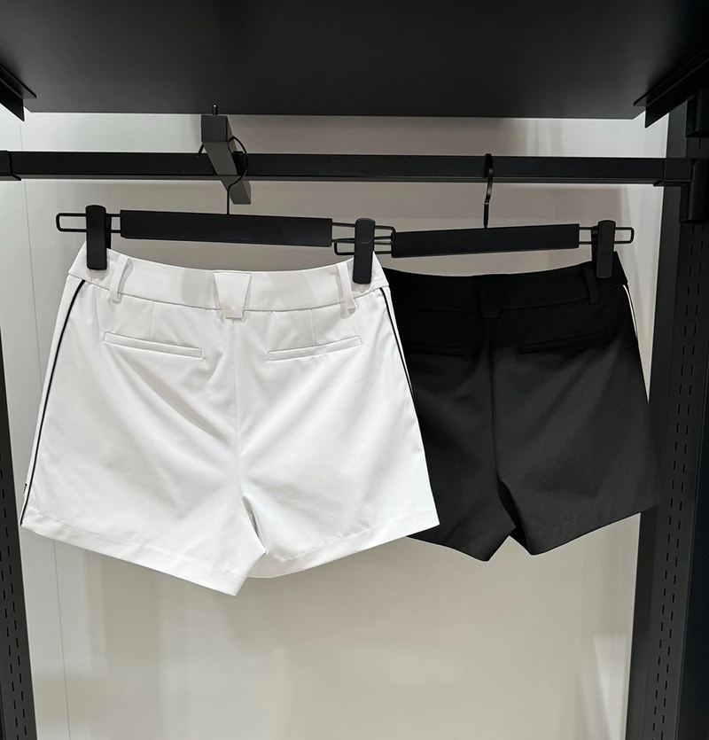 New summer stretch golf short pants for women simple high end design easy match ladies golf short trousers casual bottom