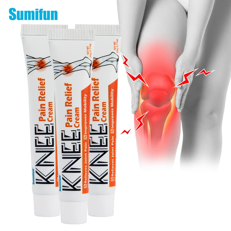 

3pcs Sumifun Knee Joint Muscle Pain Relief Ointment Cartilage Damaged Rheumatism Arthritis Joint Analgesic Cream Medical Plaster