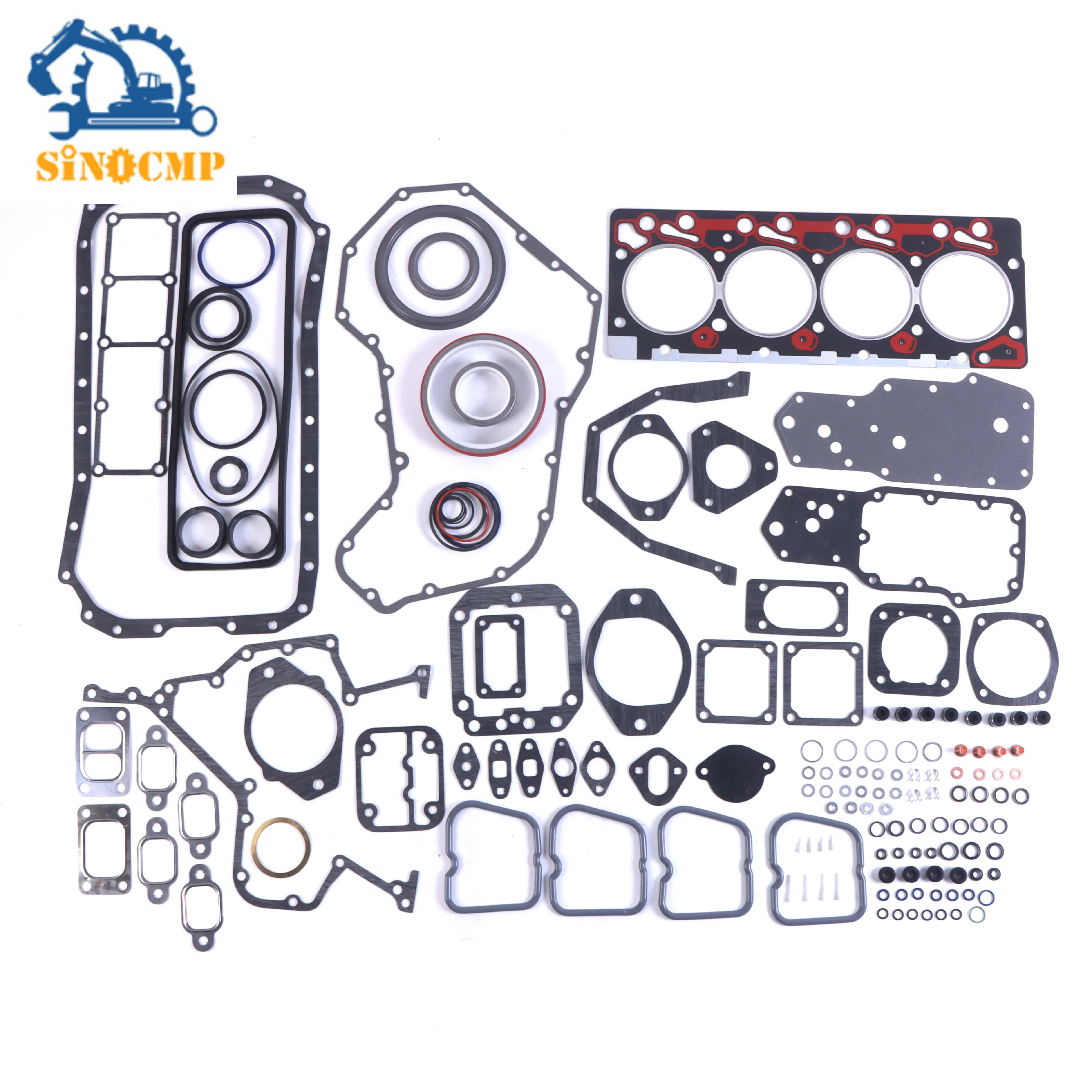 Cw R140 1Set Engine Rebuild Gasket Kit 3283333 3804896 3802375 for Cummins 3.9L ...