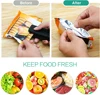 USB Mini Bag Sealer 2-in-1 Portable Heat Sealers Rechargeable Handheld Vacuum Heat Sealers &Cutter for Plastic Bag Storage Food 4
