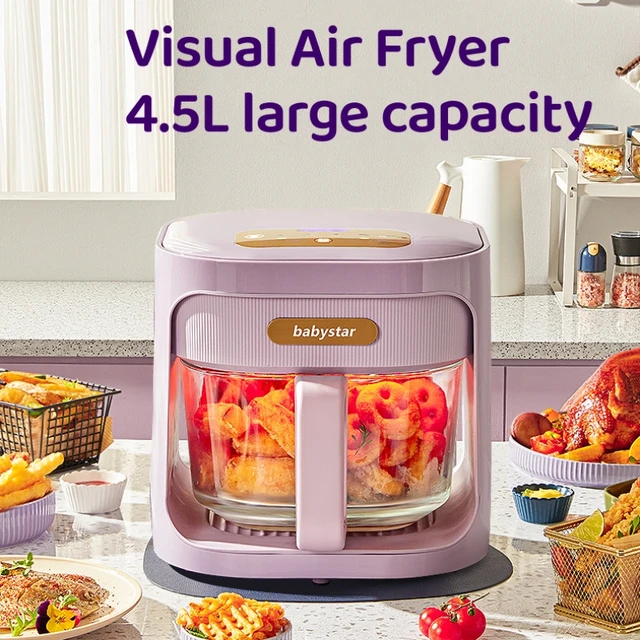 Air Fryer Household 8l Large-capacity Electric Fryer 220v Intelligent  Oil-free Multi-function Electric Fryer Microcomputer - Air Fryers -  AliExpress