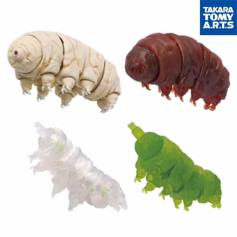 Original TAKARA TOMY Gashapon Water Bear Tardigrade Movable Anime