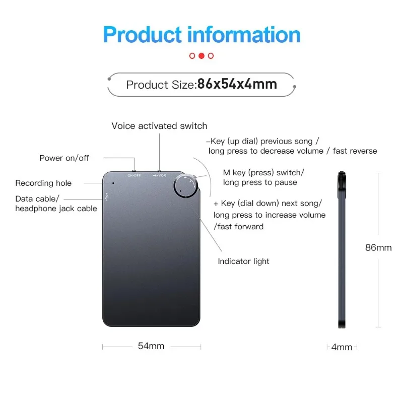 Digitalni diktafon pored prijenosnog računala