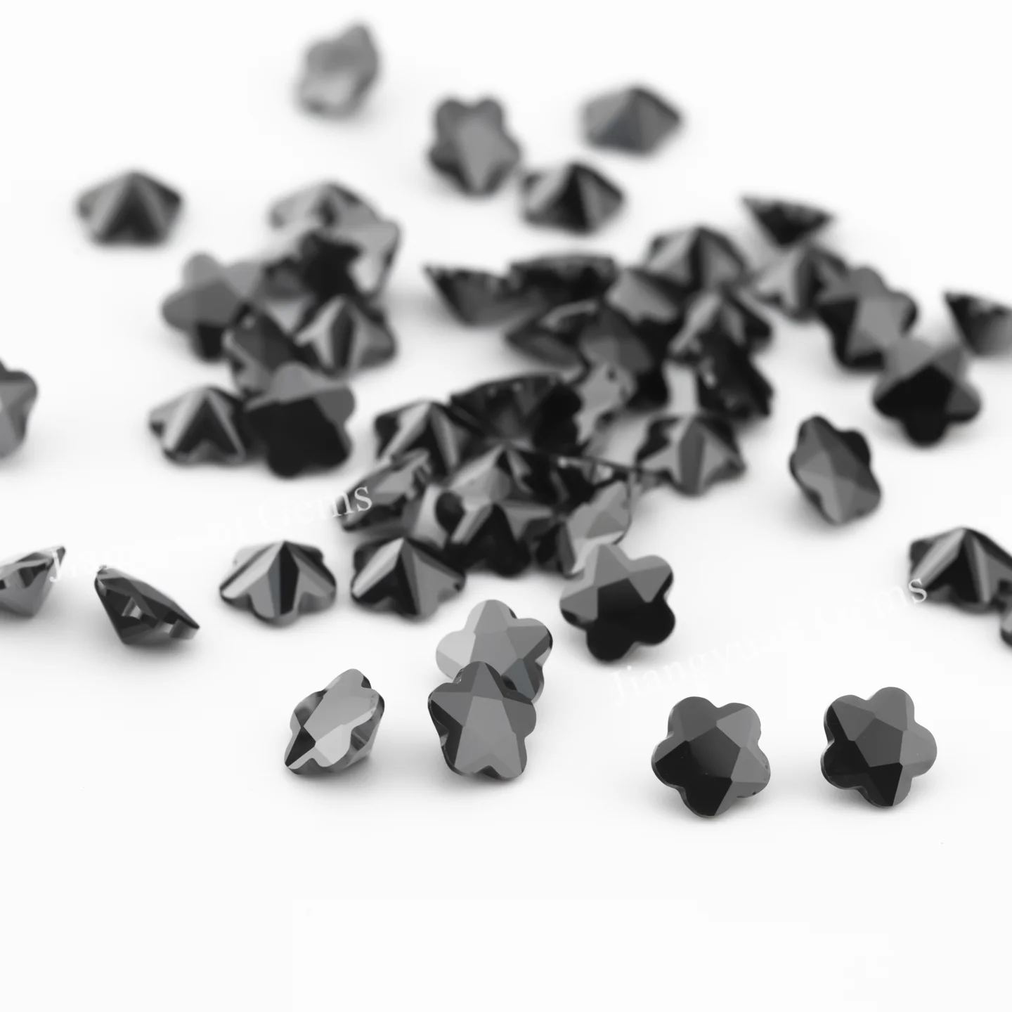 Größe 3x3mm ~ 10x10mm 5A Zirkon Blumenform Verschiedene Farben Zirkonia Stein Lose CZ Synthetischer Edelstein für die Schmuckherstellung – Detail 3