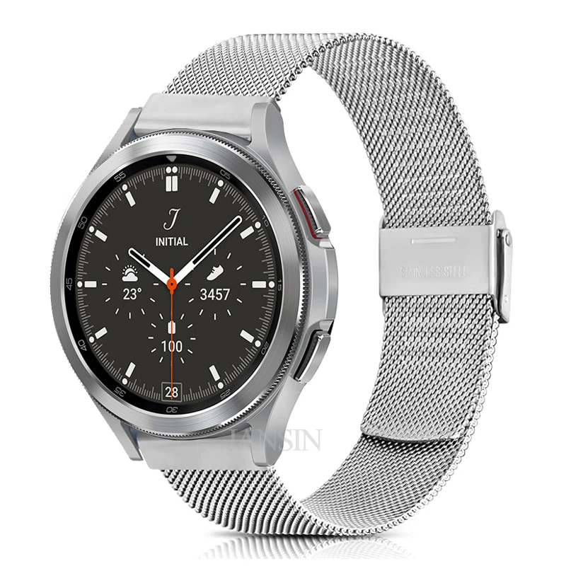 Correa milanesa Samsung Galaxy Watch 6 Classic 43mm (plata