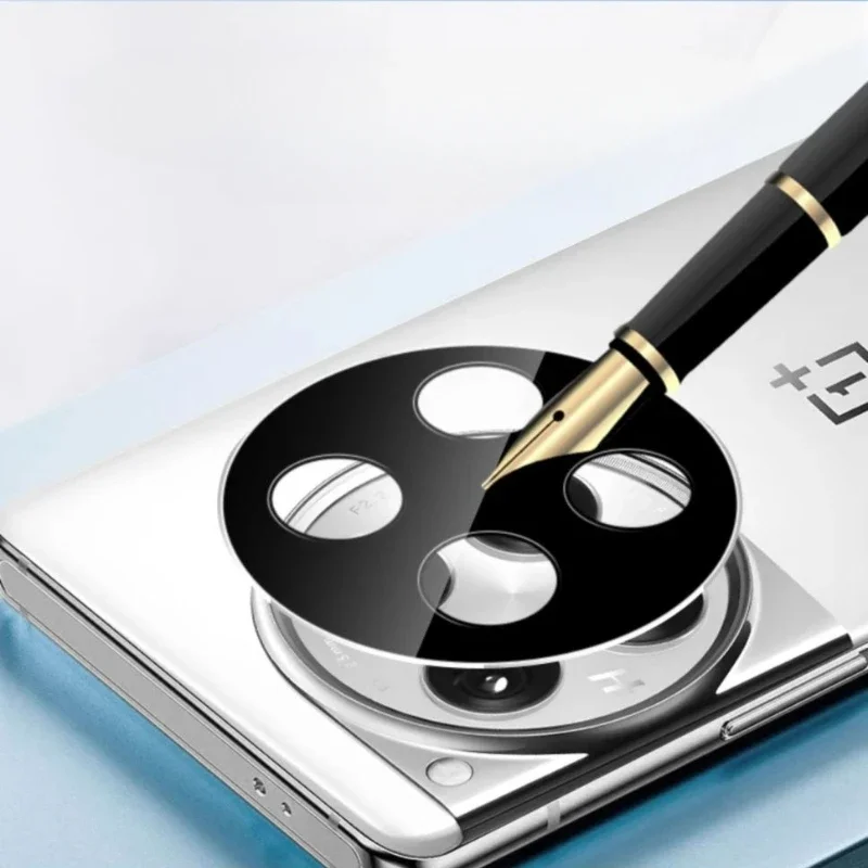 Premium Camera Lens Protector - Tempered Glass Back Cover with Lens Ring Film