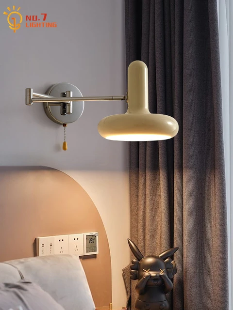 Becks lineal person Bauhaus Cream Wind Wall Lamp LED E27 Folding Retractable Wall Sconces  Living Room Bedside Bedroom Study Kids Room Coffee Tables _ - AliExpress  Mobile