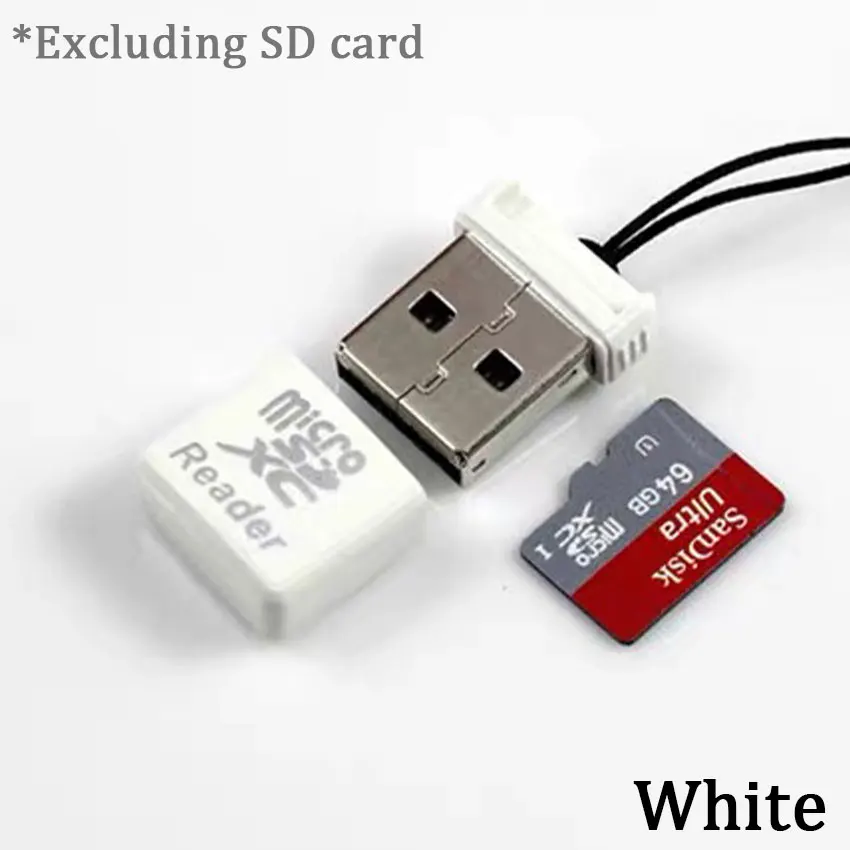 קורא כרטיסים מיני מהירות גבוהה USB 2.0 קורא כרטיסי SD/SDXC TF מיני מתאם קורא כרטיסים איכותי למחשב