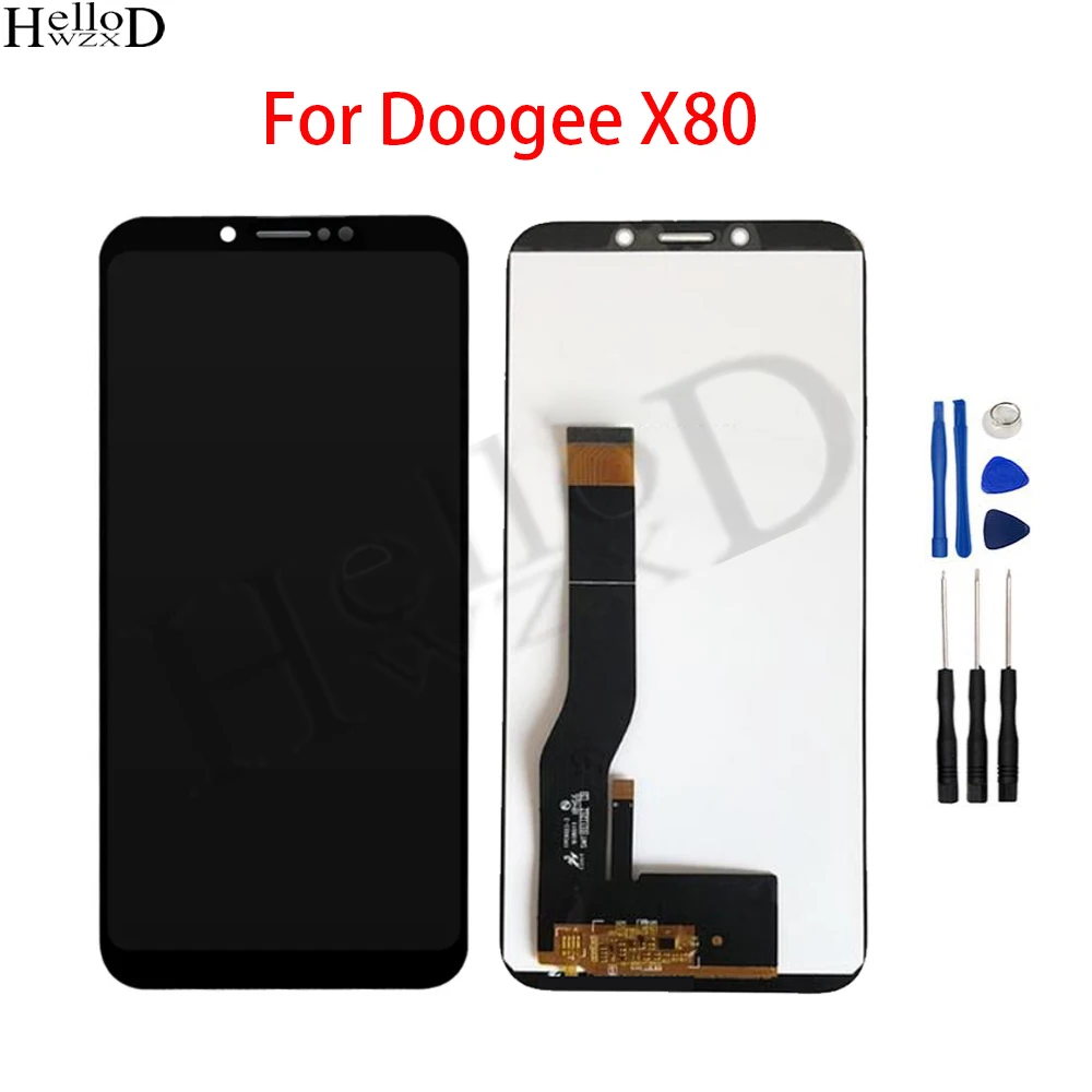 

5.99" LCD Screen For Doogee X80 LCD Display Touch Screen Digitzer Assembly LCD Screen Replacement