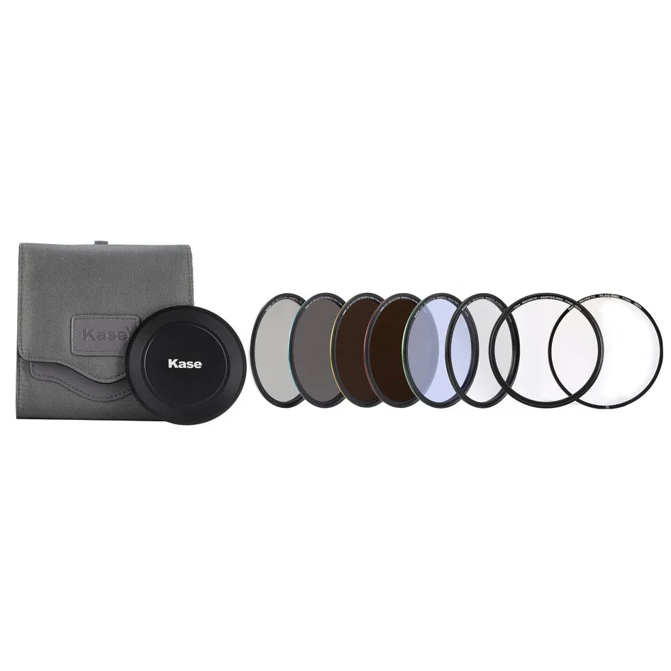 Kase KW Revolution Mega-Filter-Set – Magnetisch, Mit CPL, ND8, ND64, ND1000, R-MCUV, Für 49 Mm Objektive