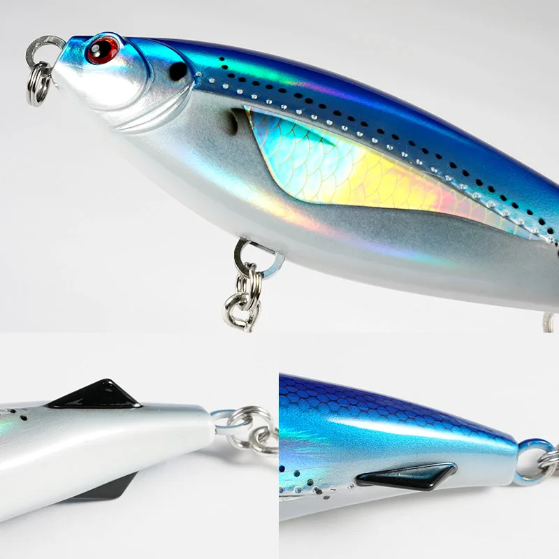 Noeby leurre sinking pêche mer rivière carnassier 14cm 32g couleur 7