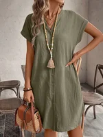 Summer casual shirt dress - Image 3