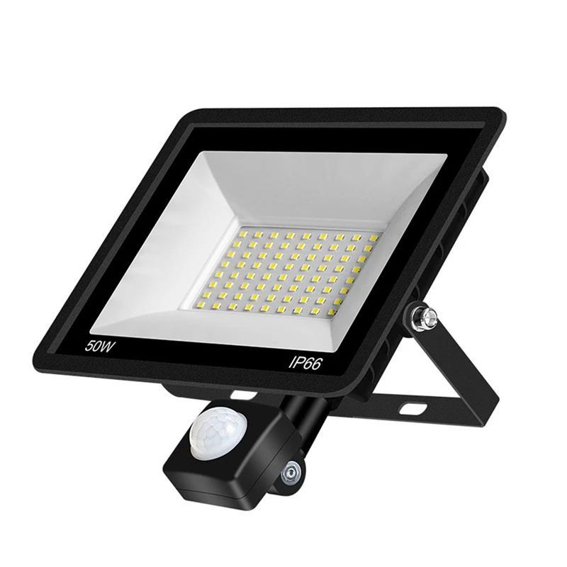 

10X 50W LED Flood Light Motion Sensor Waterproof 180-240V LED PIR Floodlight Reflector Outdoor Spotlight
