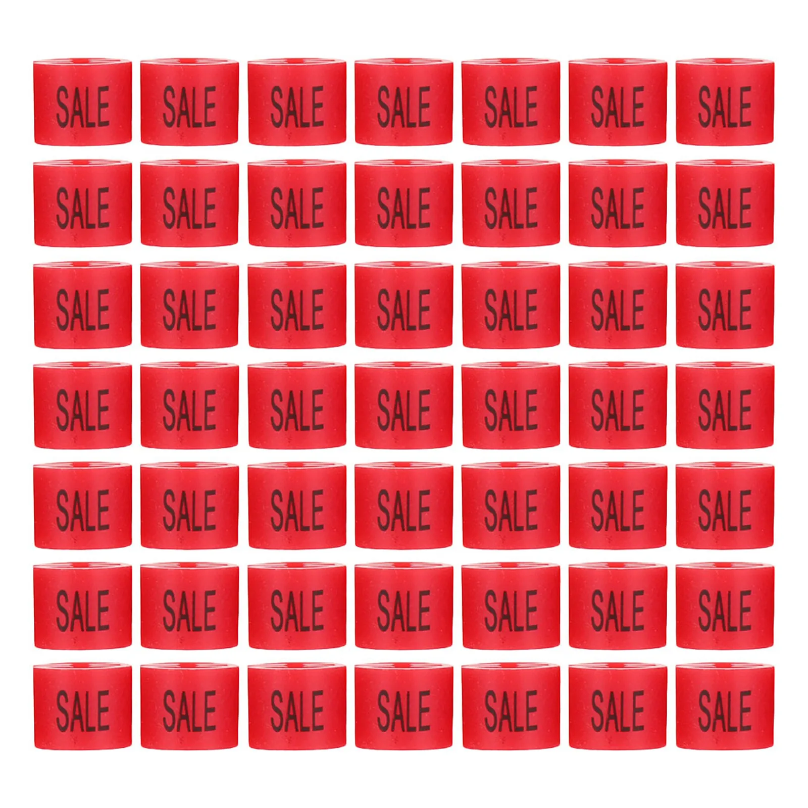 50개 의류 사이즈 마커 플라스틱 세일 태그 컬러 옷걸이 클립 매장용 의류 라벨 컬러 세일 옷걸이 마커