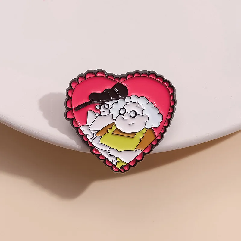 Cartoon Dog Enamel Pins Courage Cowardly Puppy Brooches Lapel Badge Fashion Jewelry Accessories Gift for Kids Friends