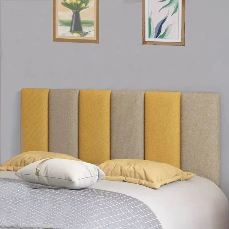 Tatami Wall Surround Bedroom Bed Headboard Anti-collision Wall Soft Pack Backrest Soft Background Sticker Self-adhesive