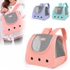 Outdoor Travel Cat Backpack Supplies Portable foldable double shoulder cat bag breathable puppy backpack fashionable and pet bag