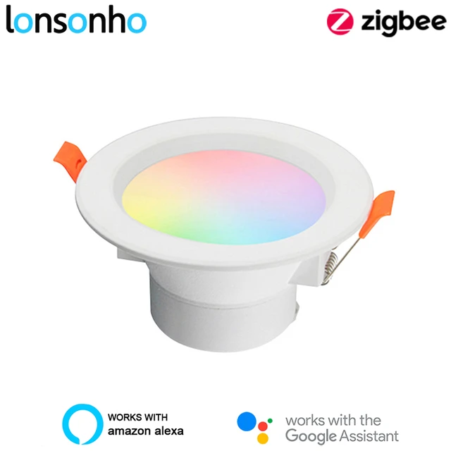 Spot Lumineux Led 10w Rgb + Cw + Ww, Lampe Intelligente, Éclairage À  Intensité Réglable, Fonctionne Avec Alexa Google Home - Led Spots -  AliExpress