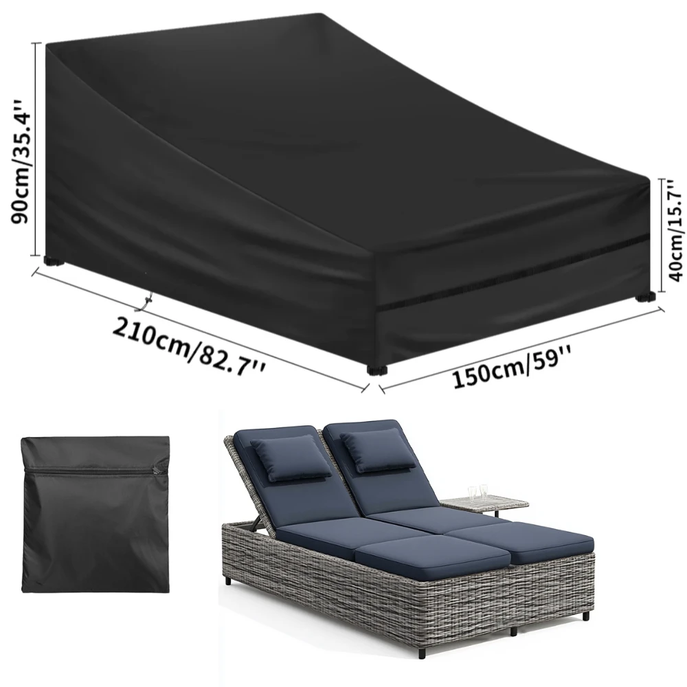 Premium Heavy-Duty Waterproof Patio Furniture Covers - 600D Fabric