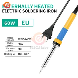Adjustable Temperature Electric Soldering Iron - 60W Professional Heat Pencil (220V EU)
