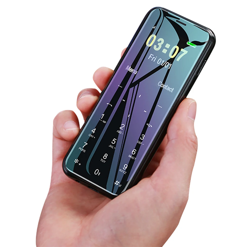 SERVO Touch Keyboad Mobile Phone Dual Sim Bluetooth Dial Speed Dial Ultra Thin Metal Body Unlocked GSM 2G Cellphone