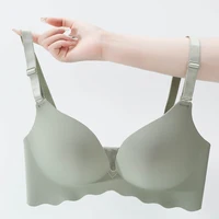 Femmes soutien-gorge sans couture solide Push Up Lingerie Sexy sans fil Bralette femme intimes confort mode française sous-vêtements haut soutiens-gorge 3
