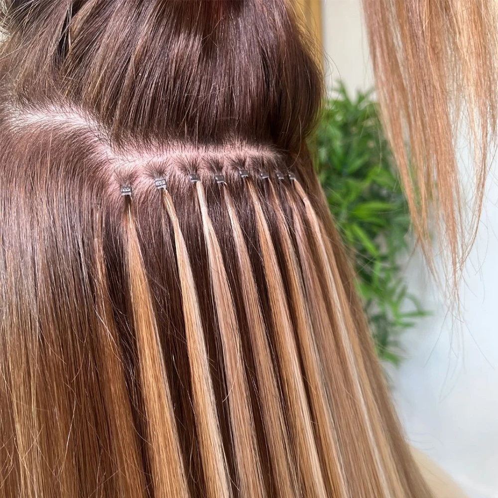 글래머도브 1000개 4mm 실리콘 라이닝 마이크로 링, 헤어 익스텐션 도구 액세서리용 마이크로링크 비즈