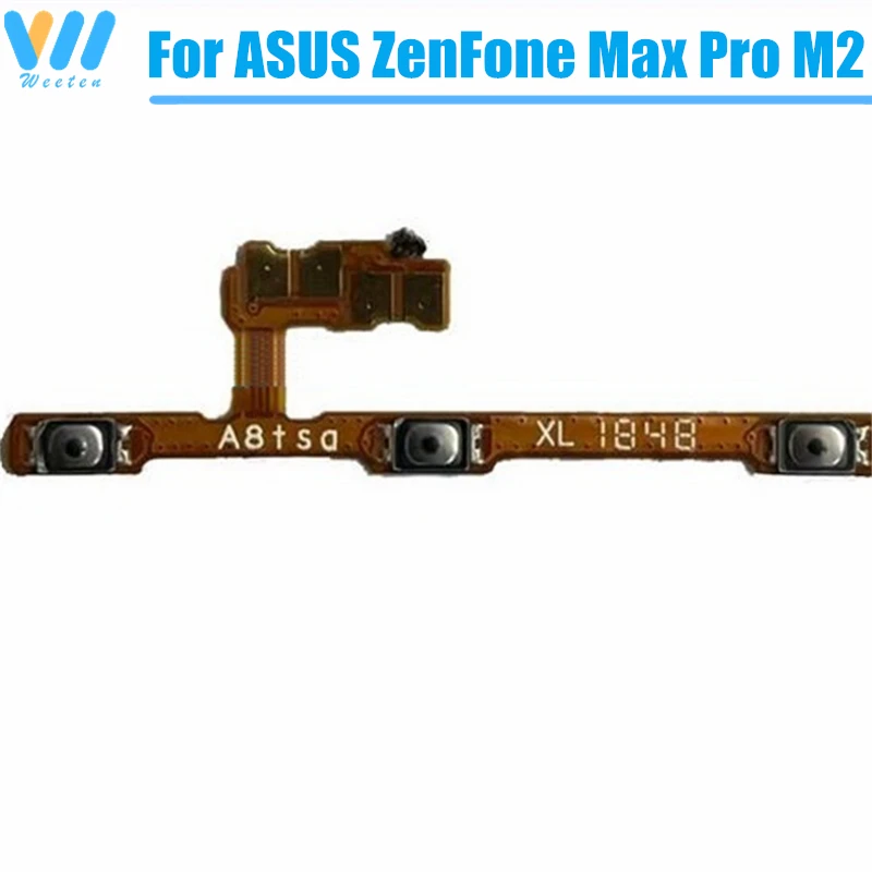 

For ASUS ZenFone Max Pro M2 ON OFF Power Volume Button Side Switch Flex Cable Replacement Repair Parts ZB630KL ZB631KL X01BDA