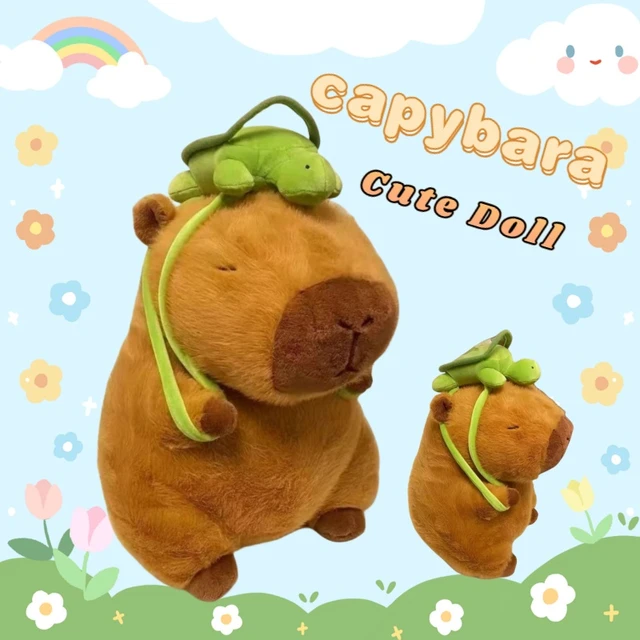 12cm Capybara Plush Keychain Pendant Simulation Capibara Anime Fluffty Toy  Capybara Stuffed Animals Doll Plush Xmas Gift - AliExpress