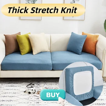 Thicken Elastic Sofa Cover For Living Room Solid Color Furniture Protector Sofa Cushion Cover slipcover Removable Couch Covers