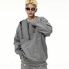 FEWQ High Street Woolen Design Round Neck Men's Sweater Autumn Winter American Male Pullover Long Sleeve Casual 24E5351 4