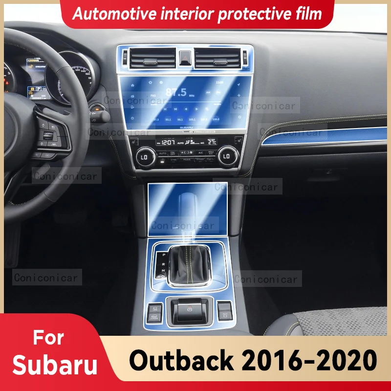 

Для Subaru Outback 2016-2020 Защитная пленка для салона автомобиля, центральной консоли, приборной панели, наклейка против царапин, аксессуары