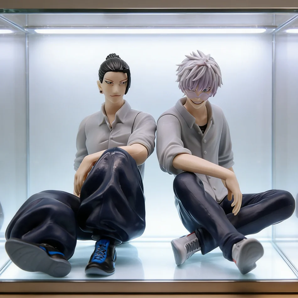 Satoru Gojo Jujutsu Kaisen Collectible Anime Figure - Geto Suguru Sitting Pose PVC Ornament Toy